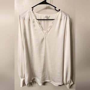 Express white lace blouse
